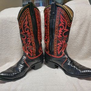 Black  Dan Post Boots
